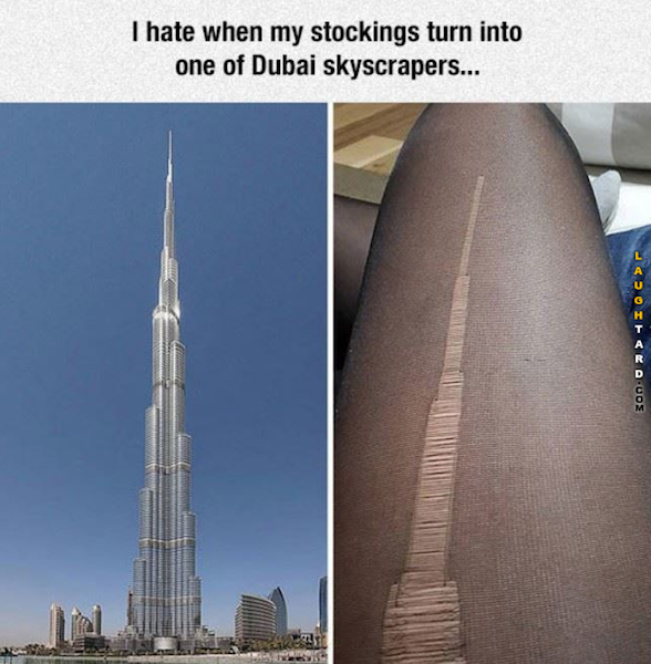 Ripped stocking meme