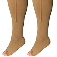 medium support level Wide calves compression socks and compression stockings