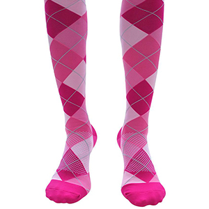 30 to 40 mmHg knee high support compression socks