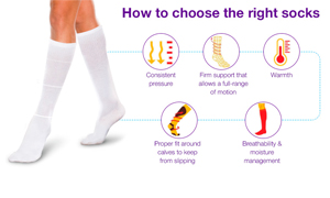 choosing the right graduated socks