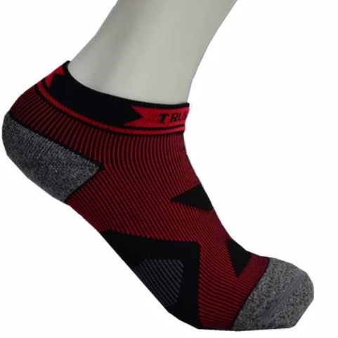 Ankle-high compression socks for work outfit