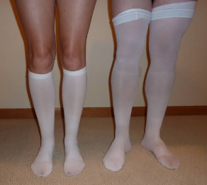 do you wear compression socks to bed