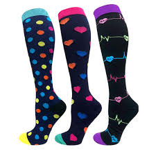 Colored Patterned Polka Crew Socks for Men and Women