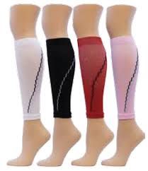 Compression Leg Sleeves in Different Colors