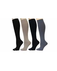 Compression stockings in styles: fashion styles, dress sock styles, and opaque styles