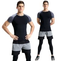 Compression wear, top, leggings and shorts