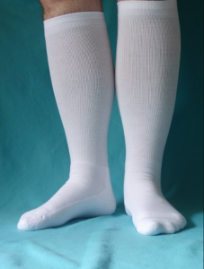 knee-high compression socks