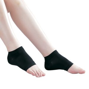 Ankle high open toe ankle support socks