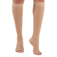 open toe stockings