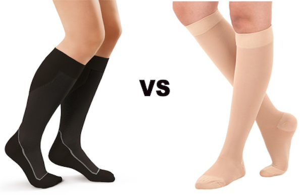 Plus Size Compression Socks For Men Women,medical Compression Stocking For  Varicose Veins,running Compression Socks High Knee Support Socks,flight Soc