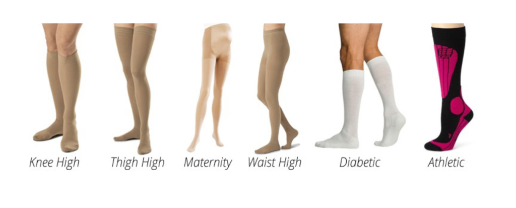 Varicose Veins Stockings Thigh High 25-30 mmHg Medical Compression Closed  Toe Socks 