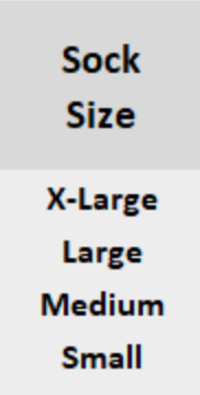 Make Sure to Properly Measure To Get the Right Sock or Stocking Size 