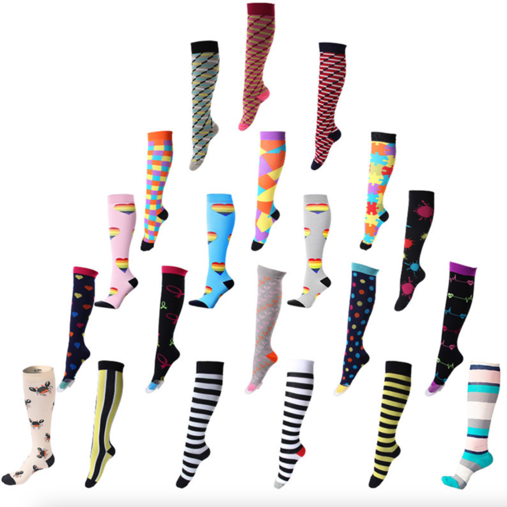 20-30 mmHg Compression Socks Designs
