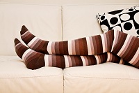 Trendy, fashionable compression socks