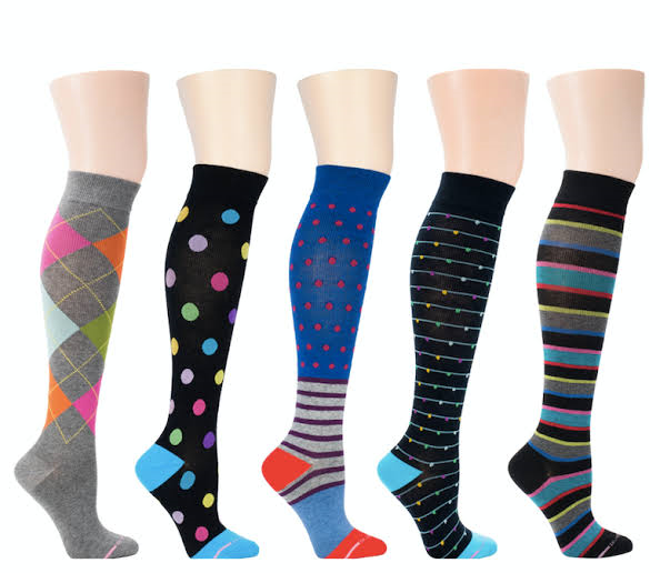 Different styles of Compression Socks For Men and Women