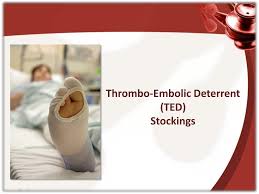 thrombo embolic deterrent stockings image