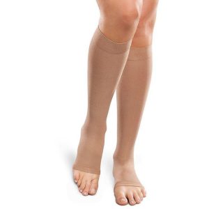 Unisex Toeless Opaque Knee Highs compression stocking