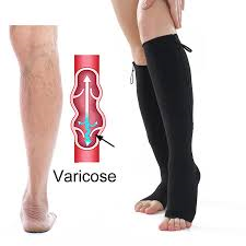 Zipper Stockings for Varicose Patients