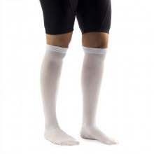 White compression stockings