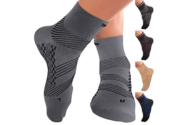 image showing different types of compression socks