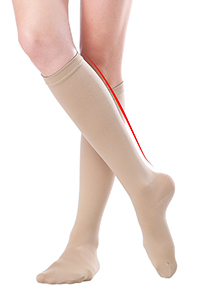 closed toe knee high support hosiery for men and women