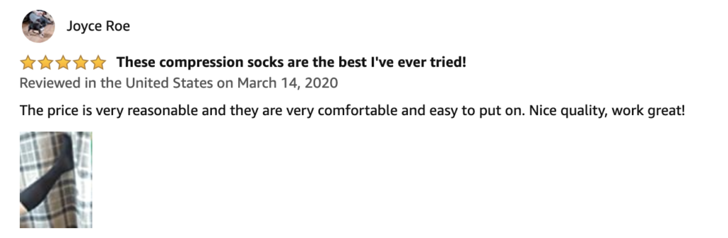 comprogear compression sock customer review