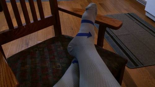 Compression socks can actually help in case of swollen ankles.
