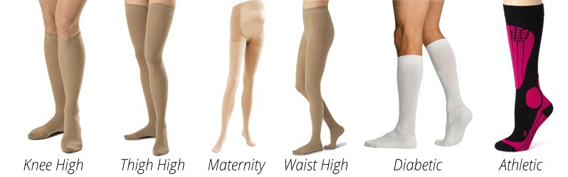 compression stockings styles