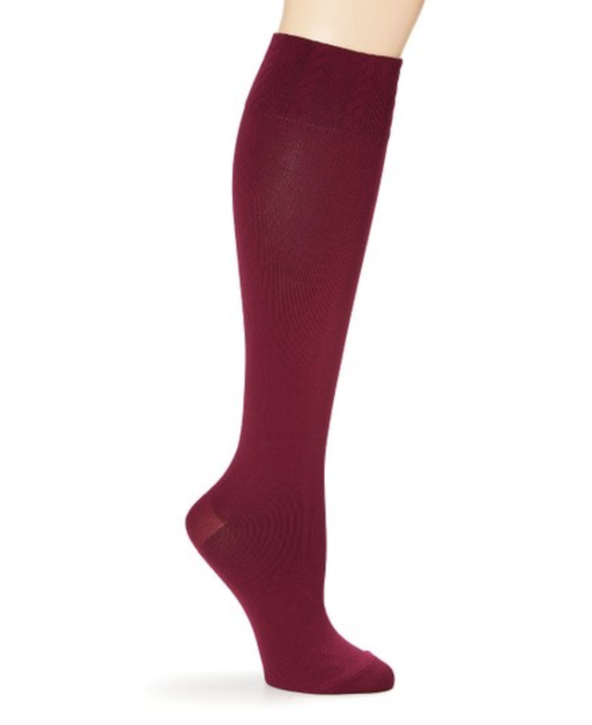 ComproGear Red Wine Compression Socks 20-30 mmHG Knee High