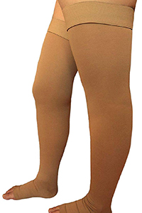 extra-wide-thigh brown pressure hoses