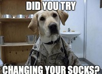 funny meme about socks 