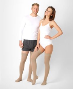 Image showing How Person should Wear Graduated Socks