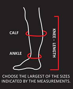 how to fit compression socks