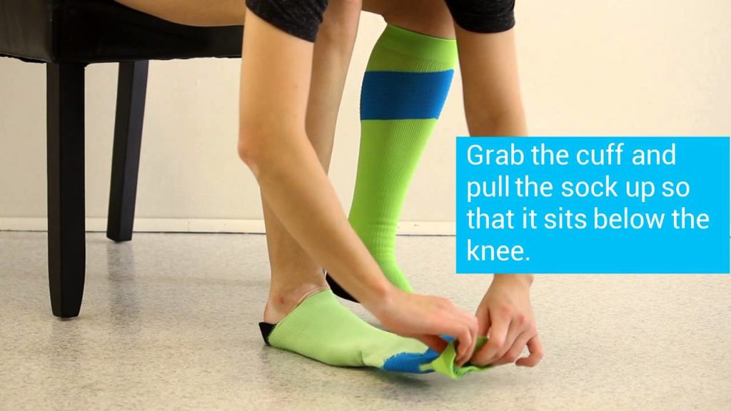 How To Put On Compression Sock Cornell Hationson