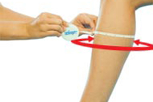 measure the circumference of your calf