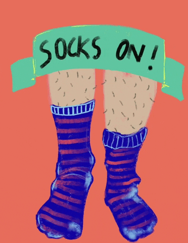 socks on meme