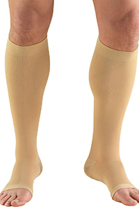 men open toe compression socks