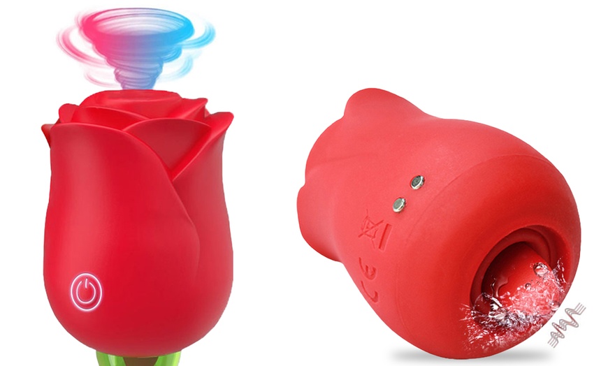 Newer Rose Sex Toys Bring a Tongue Experience as Well as Clitoral Suction