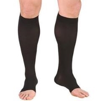 person-wearing black compression socks