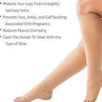 protect your legs from unsightly varicose veins with medical hosiery