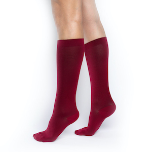 Red ComproGear Knee High Compression Socks 20 30 mmhg.