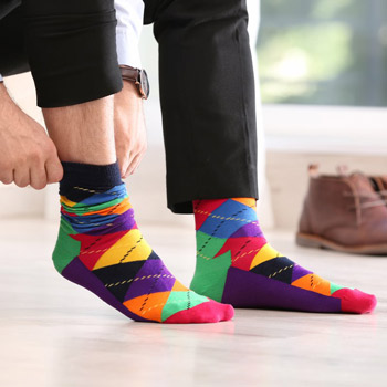 2 Pairs of Cotton Rich Anti-Dvt Flight socks Travel socks support socks 