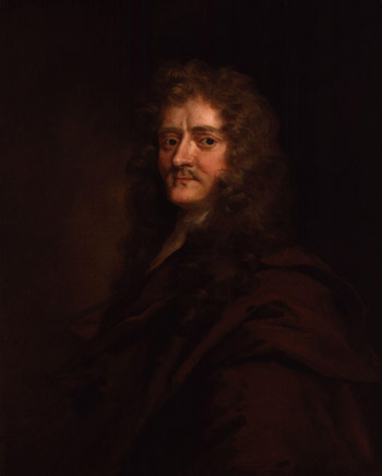 A portrait of Paul Rycant, the man credited with inventing the duvet. His idea came after a visit to Germany, after which he tried to sell the idea of duvets to his English friends.