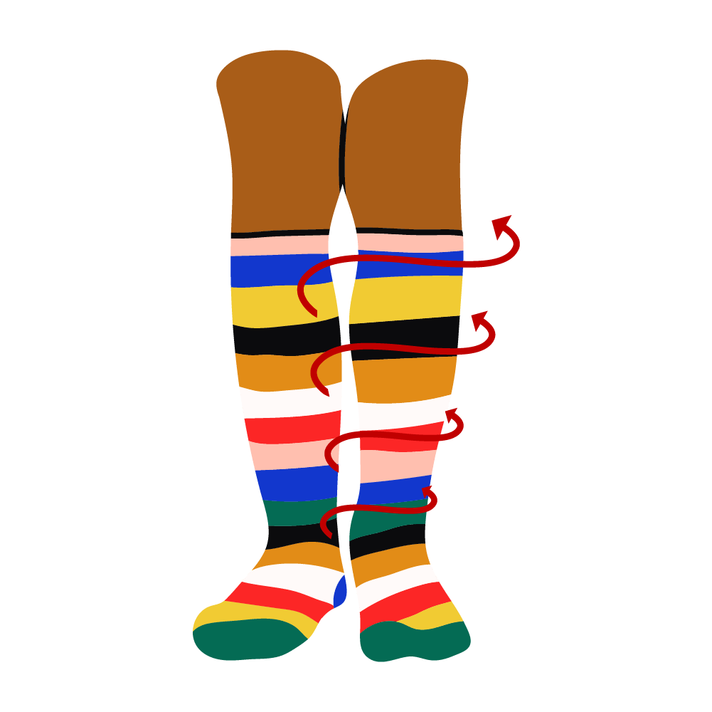 How-blood-flow-works-when-waering-the-best-compression-socks-knee-length  