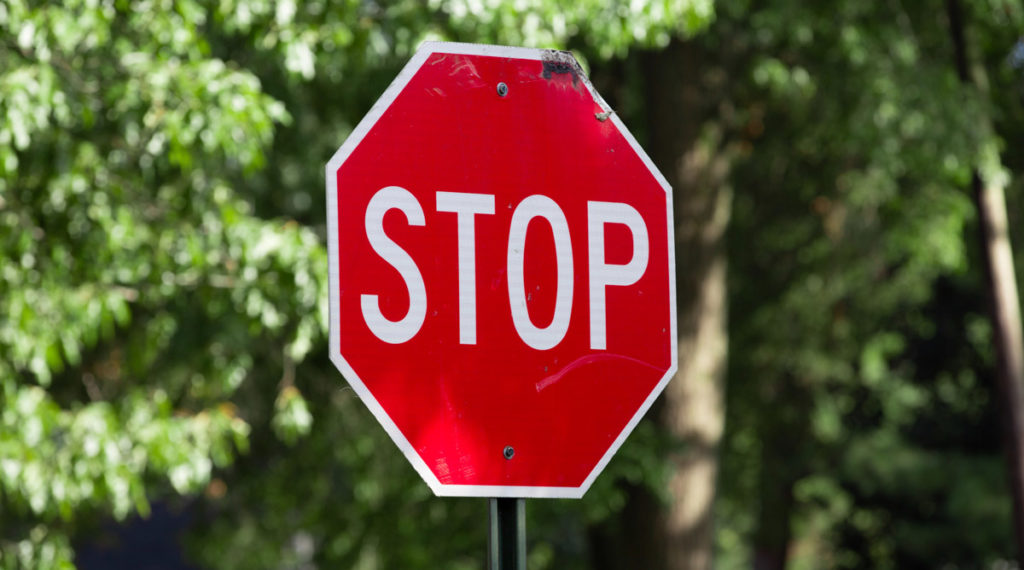 stop sign octagon