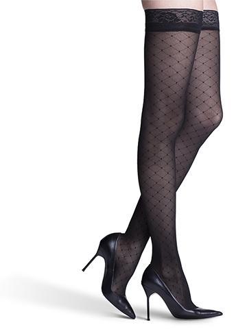 stylish thigh high womens support compression socks