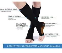 open toe compression sleeve