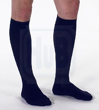 image of a man wearing support socks
