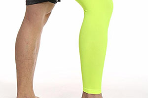 support socks help boost blood flow to heal injury to the calf and knee