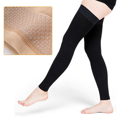 image of thigh high compression sleeves for leg